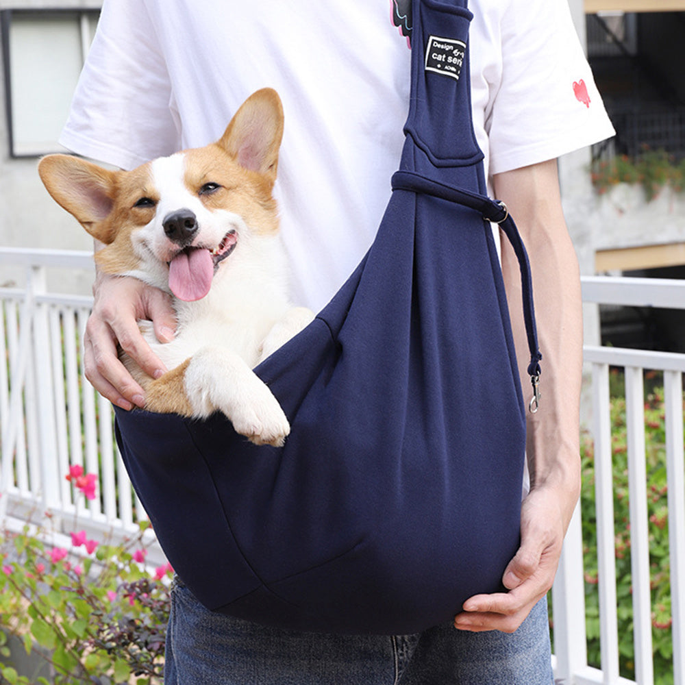 Pet Puppy Carrier Bag Cats Outdoor Travel Dog Subway Bus Shoulder Crossbody Bag Cotton Comfort Single Sling Handbag Tote Pouch Pet Carrier For Travel - Comfortable Single Shoulder Dog And Cat Bag - Pimmbi