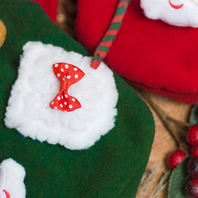 Pet Clothes Christmas Plus Velvet Sweater For Small And Medium-sized Dogs In Winter - Pimmbi