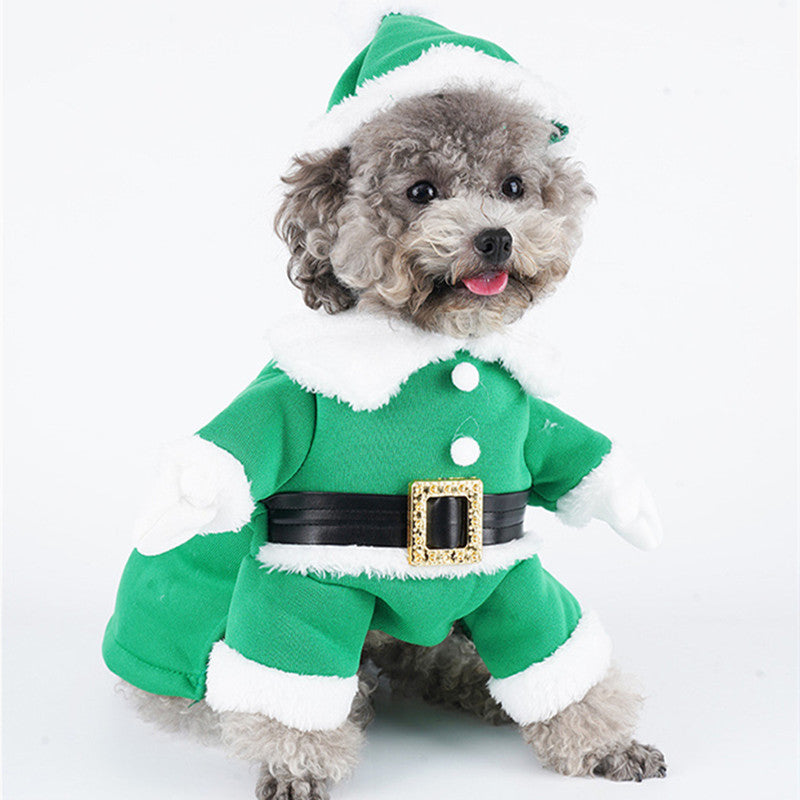Dog Clothes Christmas Sweatshirt Clothes - Pimmbi