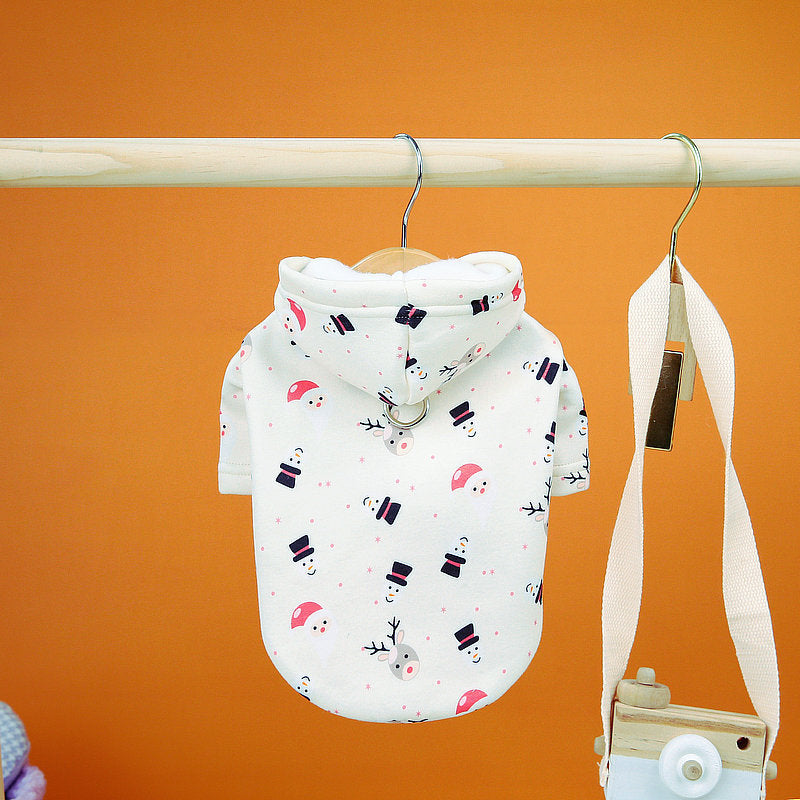 Dog Clothes Christmas Sweatshirt Clothes - Pimmbi