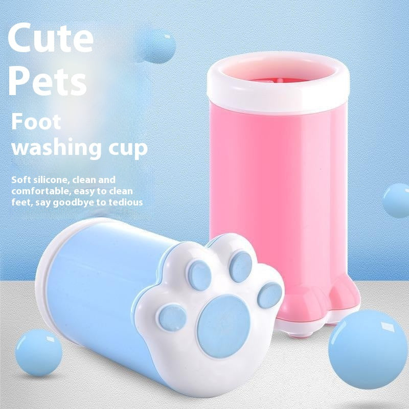 Dog Cleaning And Beauty Tools Portable Pets Dog's Paw Large Silicone Foot-washing Machine Pet Products - Pimmbi