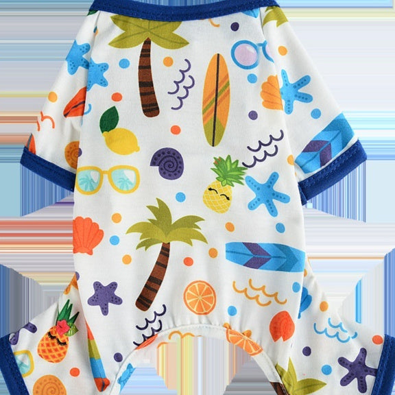 Cartoon Cute Pet Print Jumpsuit - Pimmbi