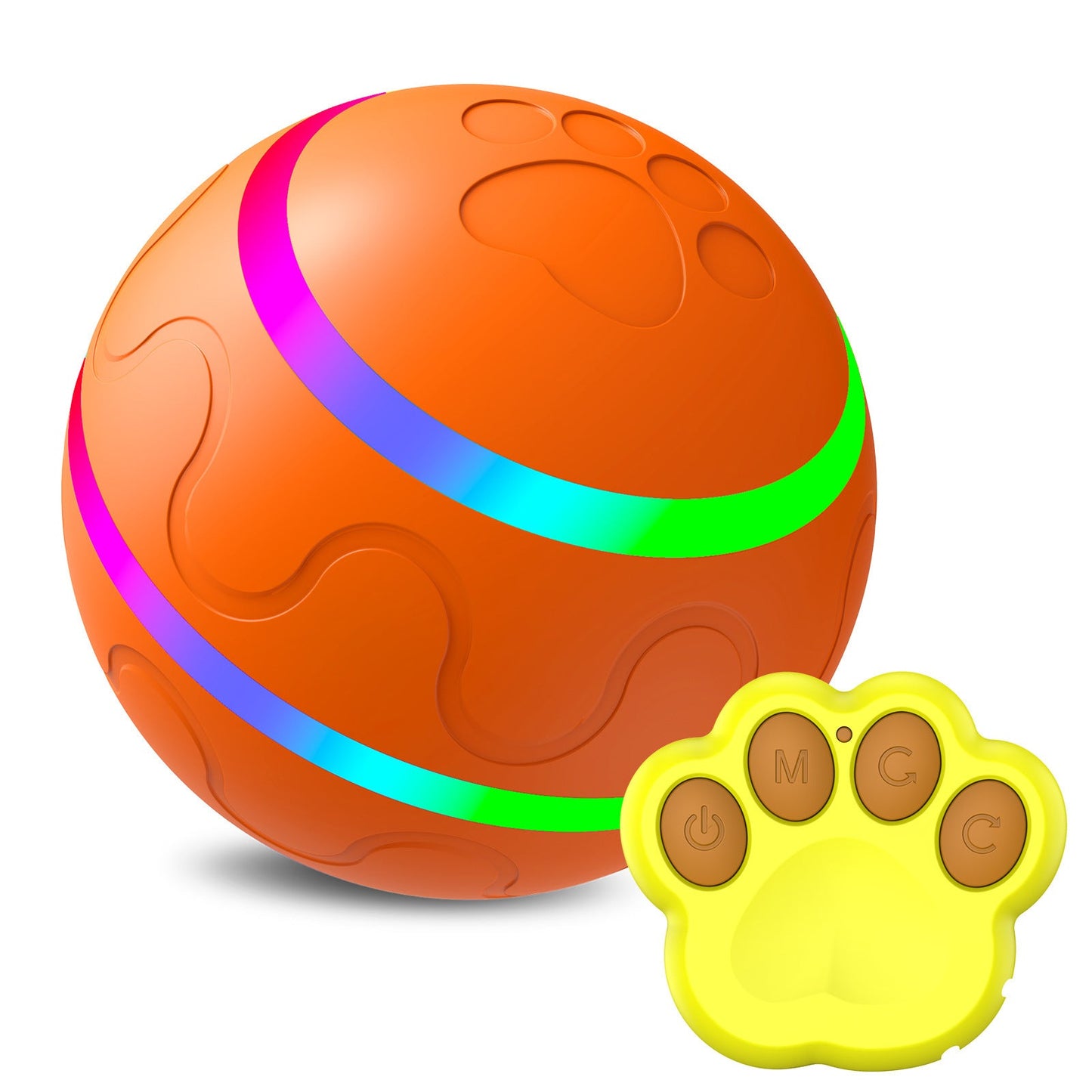Pet New Cat Wicked Ball Toy Intelligent Ball USB Cat Toys Self Rotating Ball Automatic Rotation Ball - Pimmbi