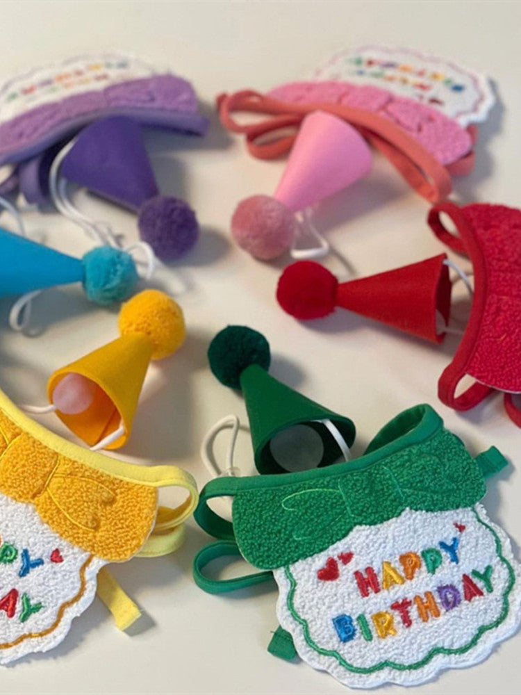 Pet Dog Fashion Special Decoration Bib Hat - Pimmbi