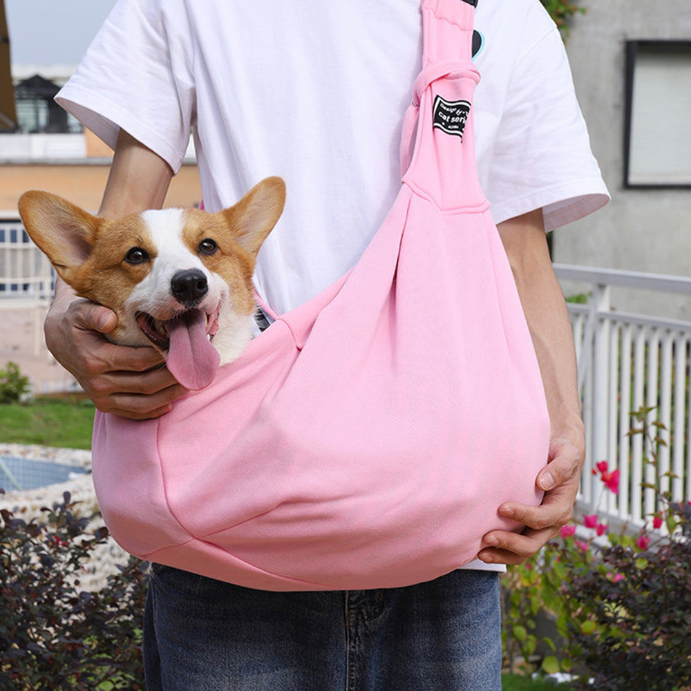Pet Puppy Carrier Bag Cats Outdoor Travel Dog Subway Bus Shoulder Crossbody Bag Cotton Comfort Single Sling Handbag Tote Pouch Pet Carrier For Travel - Comfortable Single Shoulder Dog And Cat Bag - Pimmbi