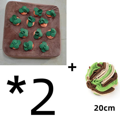 Pet Dog Toys Carrot Plush Toy Vegetable Chew Toy For Dogs Snuffle Mat For Dogs Cats Durable Chew Puppy Toy Dogs Accessories - Pimmbi