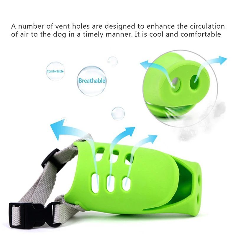 Dog Anti-bite Mouth Cover For Long Mouth Pet Piggy Mouth Cover Anti-bite Pet Training Daily Use Pet Accessories - Pimmbi