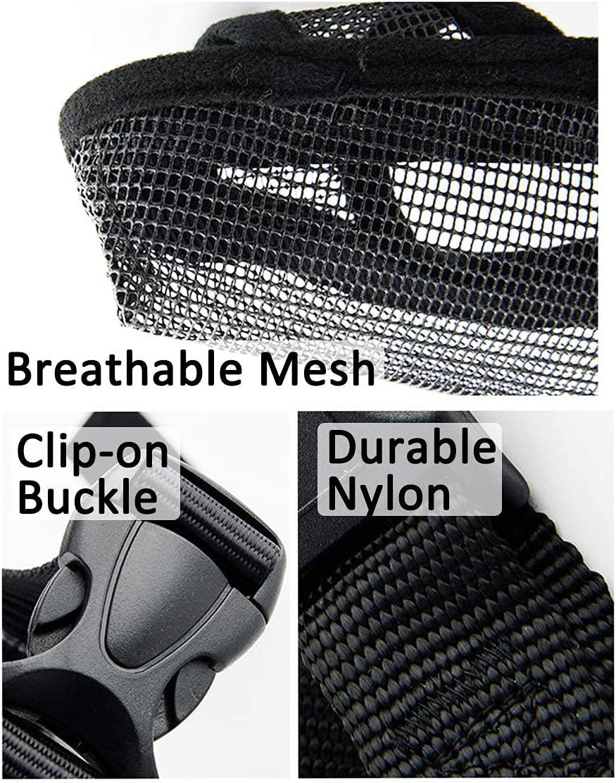 Breathable Mesh Muzzle For Dogs Anti-bite Anti-barking Anti-eating Anti-barking For Large Medium And Small Dogs - Pimmbi