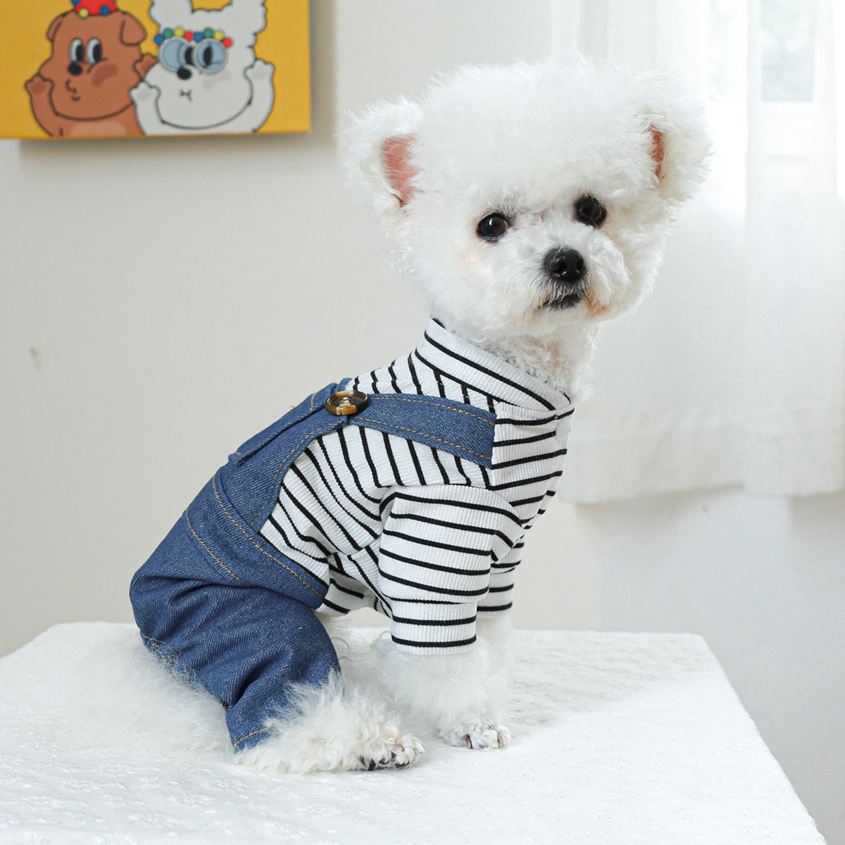 Pet Clothes Dog Clothing Cute Bear - Pimmbi