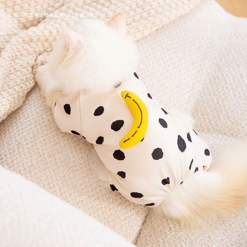 Cute Kitty Pet Clothes Anti-lint - Pimmbi