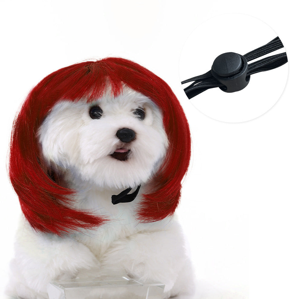 Pet Wig For Cats And Dogs Halloween