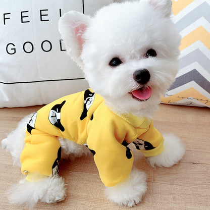 Pet Clothing Thick Version Four Legged - Pimmbi