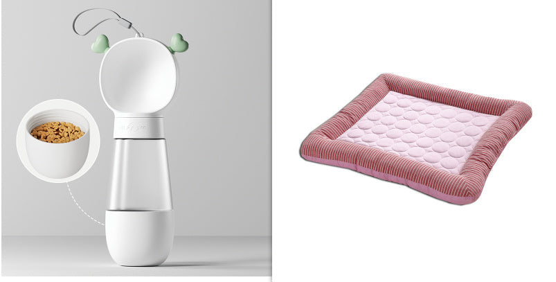 Pet Cooling Pad Bed For Dogs Cats Puppy Kitten Cool Mat Pet Blanket Ice Silk Material Soft For Summer Sleeping  Blue Breathable - Pimmbi