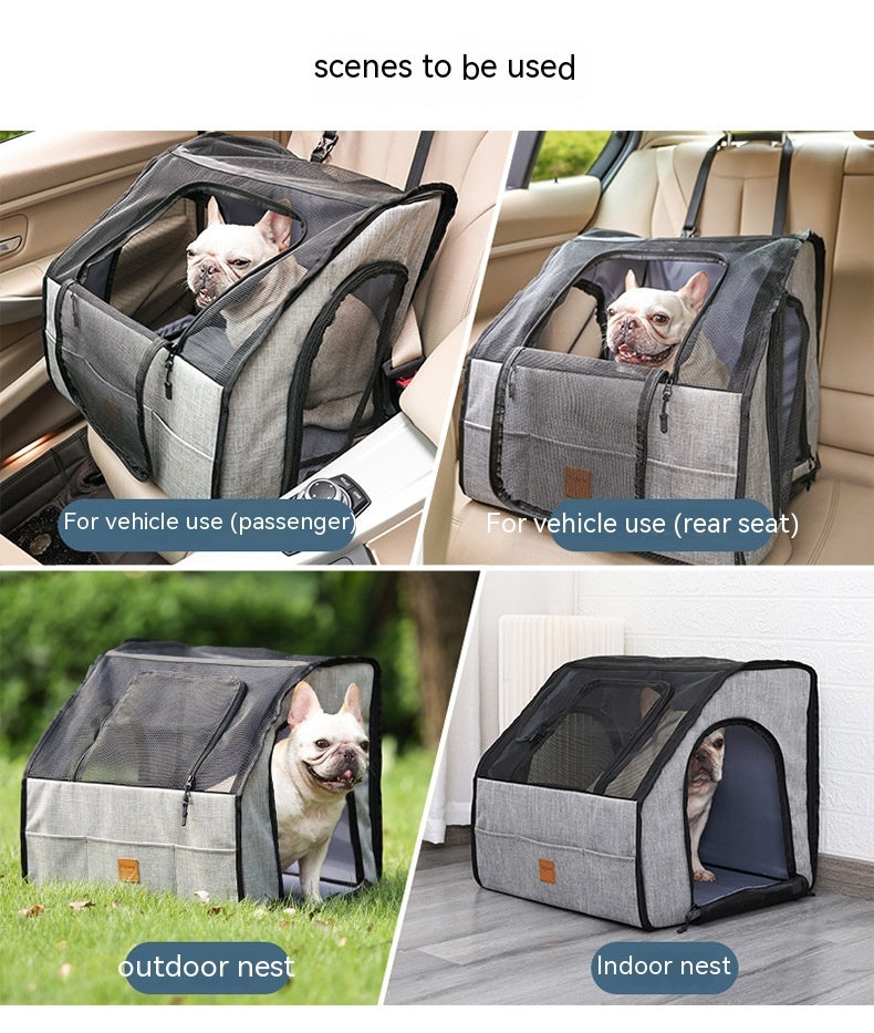 Pet Car Supplies Dog Dog Cage Nest Go Out Portable - Pimmbi