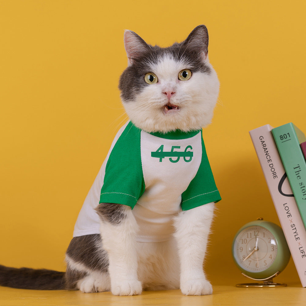 456 Digital Pet Clothes Cat Dog Coat Teddy Small And Medium-sized Dogs Sweater - Pimmbi