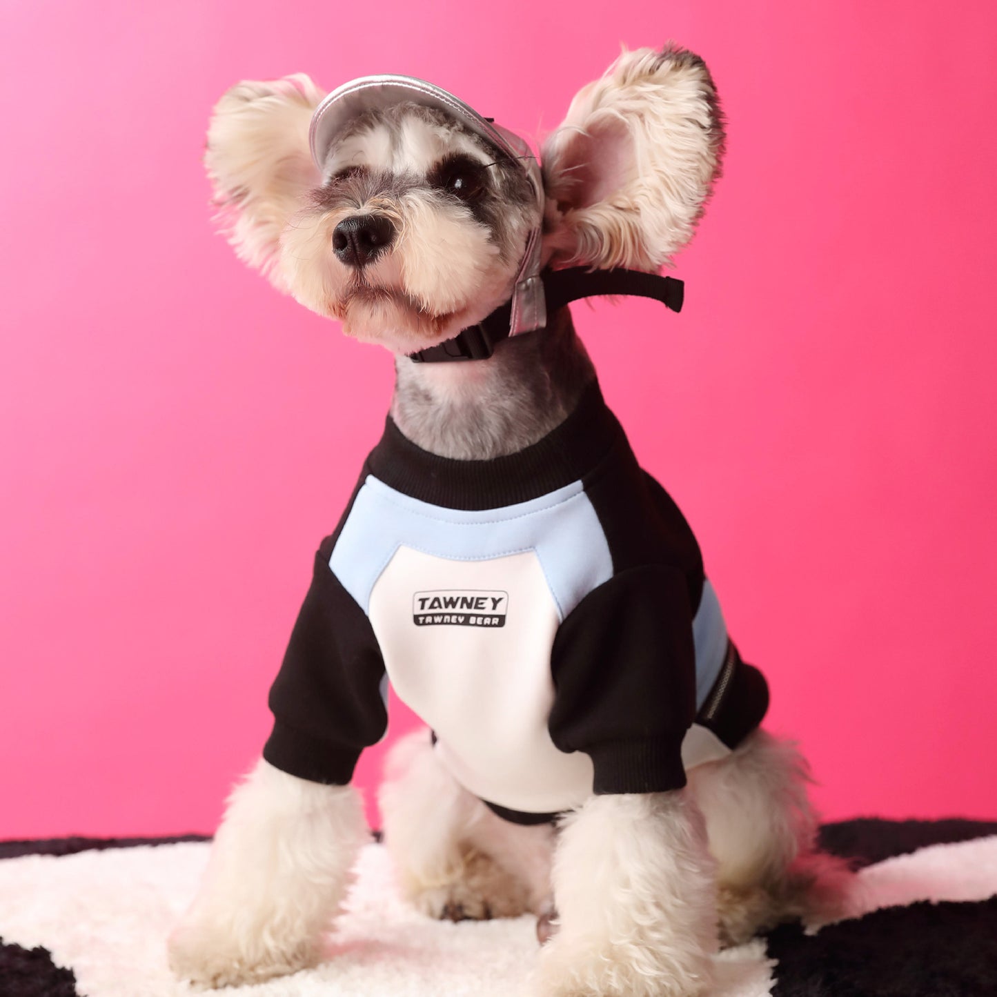 Dog Clothes Stitching Zipper Pullover Sweater - Pimmbi