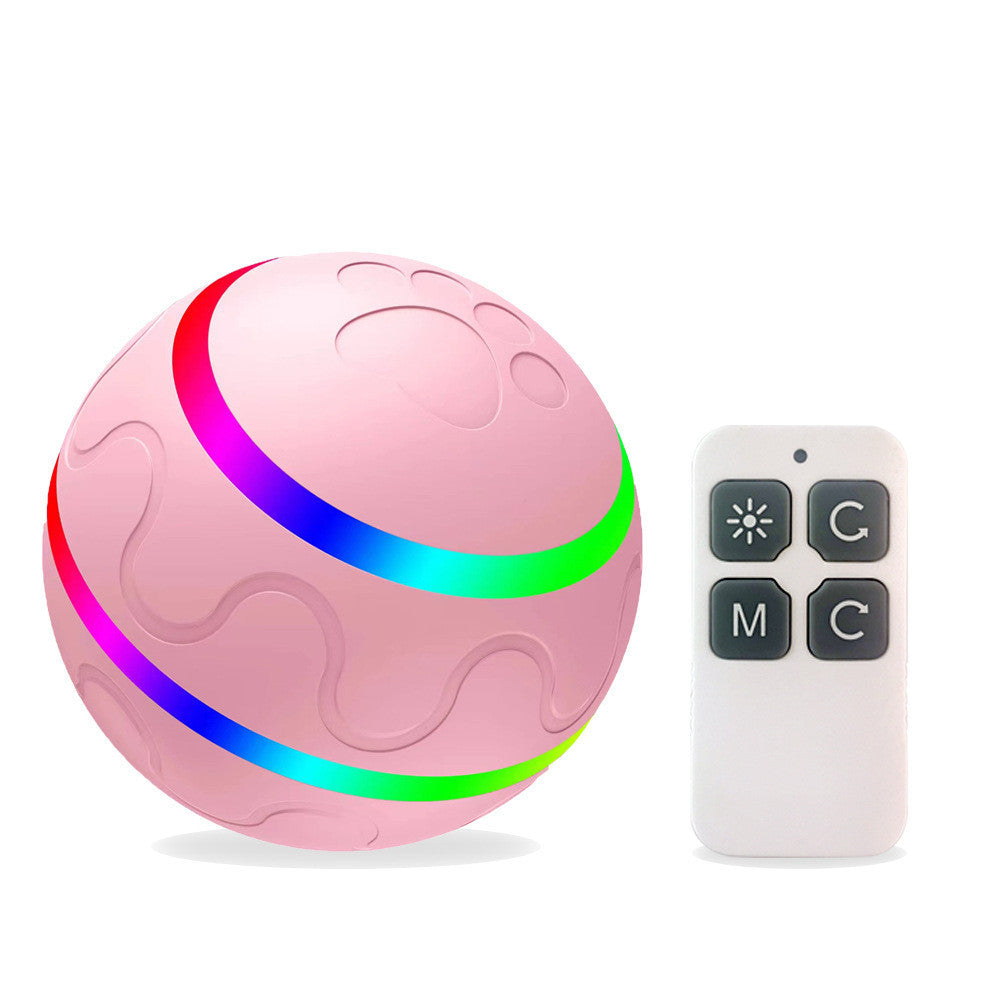 Pet New Cat Wicked Ball Toy Intelligent Ball USB Cat Toys Self Rotating Ball Automatic Rotation Ball - Pimmbi