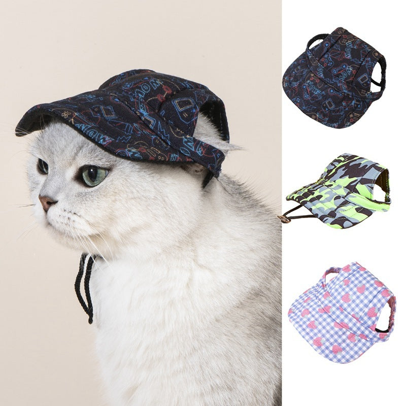 Pet Baseball Cap Leisure Sports Wind Sun Protection Sunshade - Pimmbi