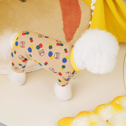Dog Pet Clothes Colorful Ball Bear - Pimmbi