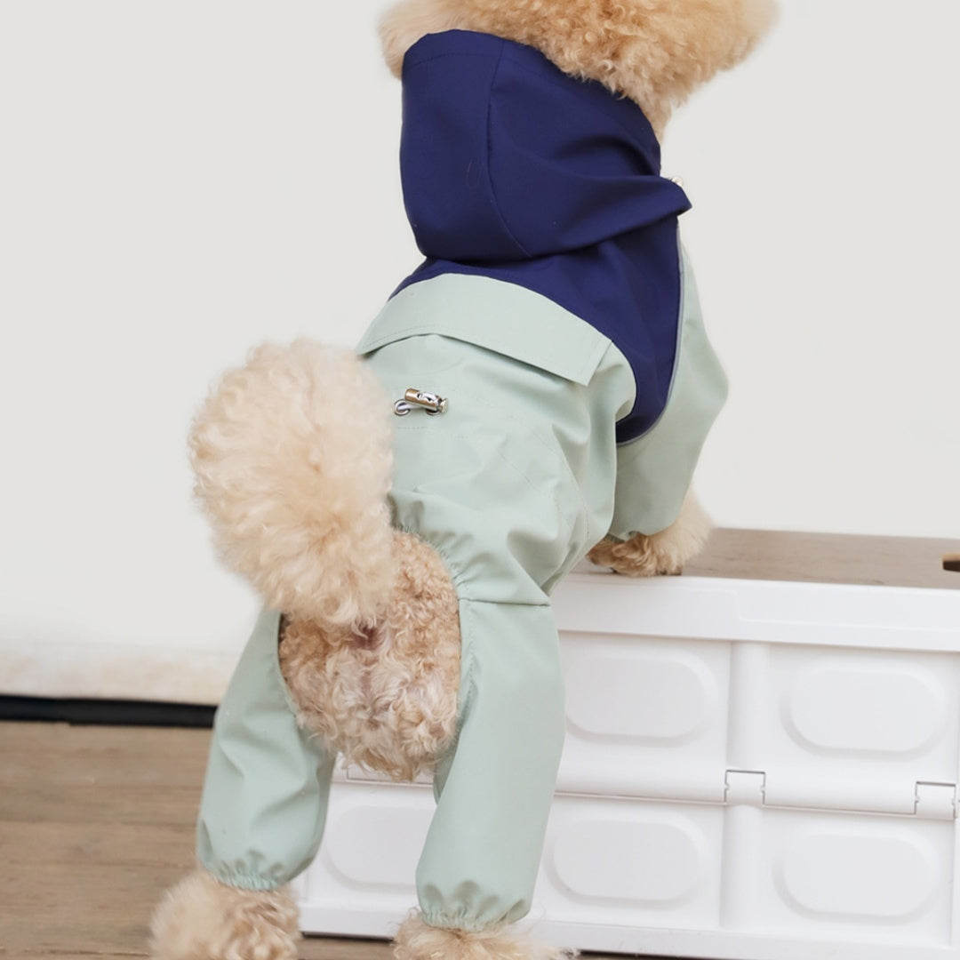 Pet Small And Medium Sized Dog Waterproof And Dustproof Shell Jacket - Pimmbi