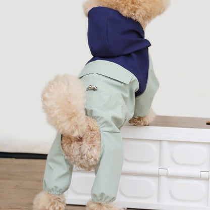 Pet Small And Medium Sized Dog Waterproof And Dustproof Shell Jacket - Pimmbi