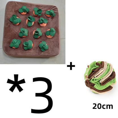 Pet Dog Toys Carrot Plush Toy Vegetable Chew Toy For Dogs Snuffle Mat For Dogs Cats Durable Chew Puppy Toy Dogs Accessories - Pimmbi