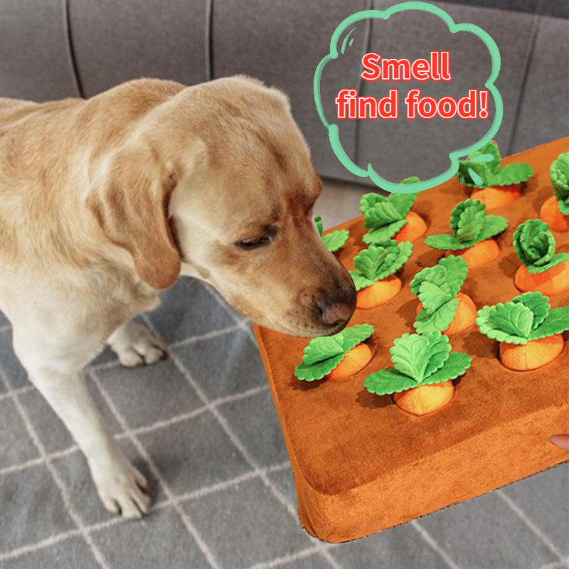 Pet Dog Toys Carrot Plush Toy Vegetable Chew Toy For Dogs Snuffle Mat For Dogs Cats Durable Chew Puppy Toy Dogs Accessories - Pimmbi
