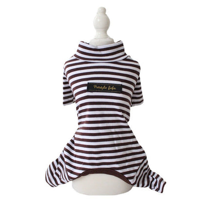 Cotton Eight-color Striped Pet Leggings - Pimmbi