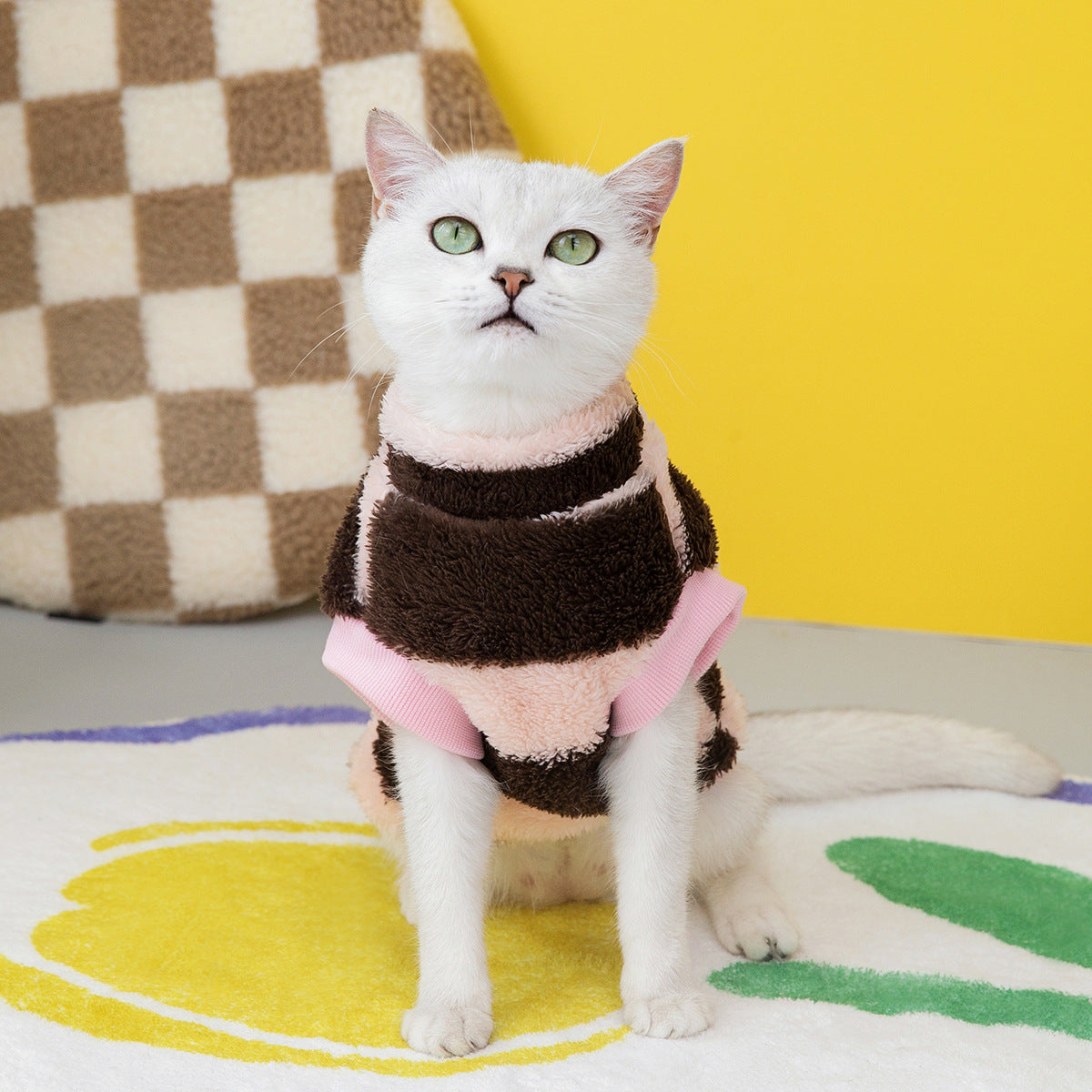 Pet Cat Clothes Fleece Sweatshirt - Pimmbi