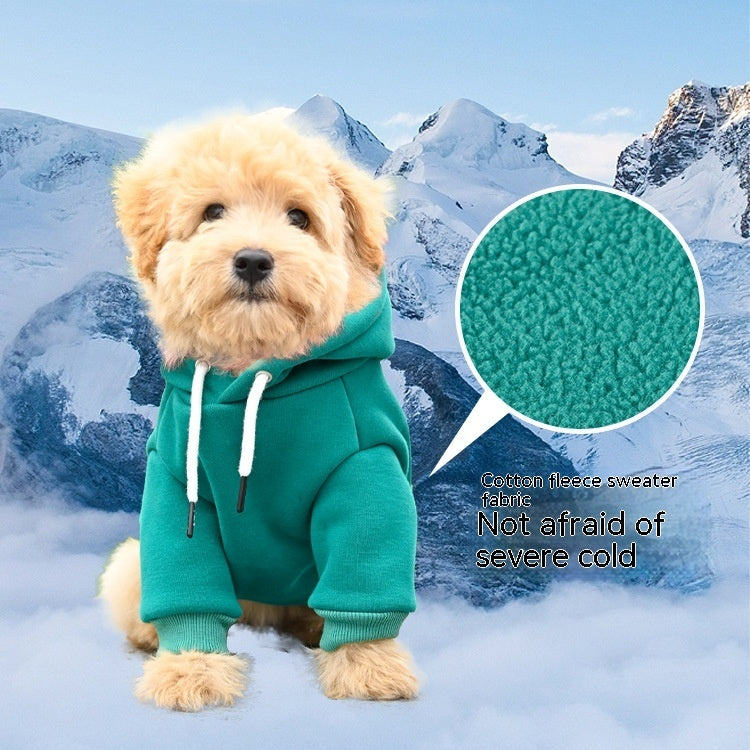 Pet Dog Fashion Simple Hooded Sweater - Pimmbi