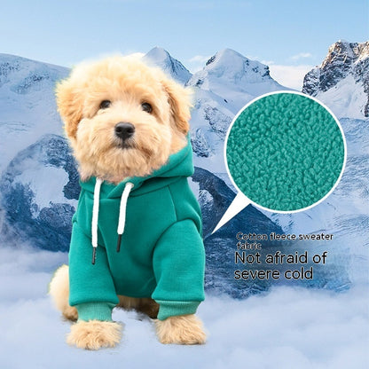 Pet Dog Fashion Simple Hooded Sweater - Pimmbi